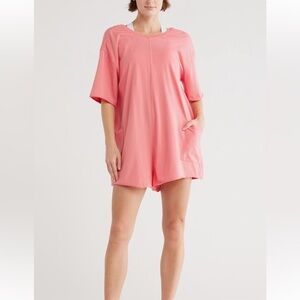 Free people hot shot tee romper